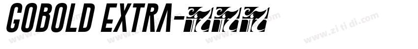Gobold Extra字体转换